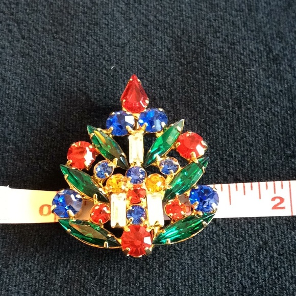 Vintage New Christmas Tree Brooch - Picture 6 of 6